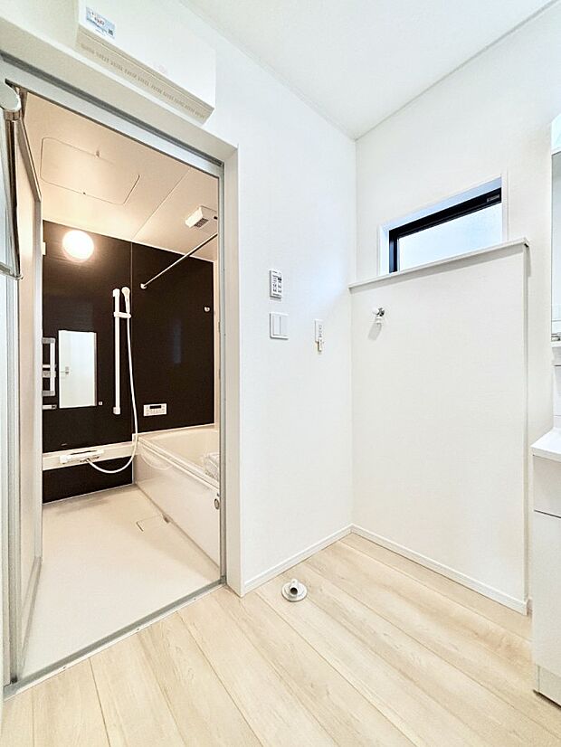 清潔感のあるランドリースペース