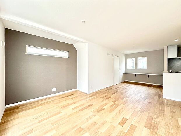 住む方の個性が引き出される、インテリアを考えるのが楽しみなリビングです！ 