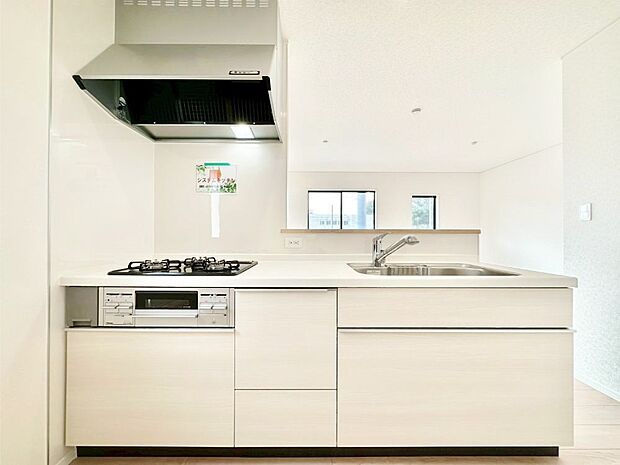 ゆとりあるキッチンではご家族と楽しくお料理ができます。