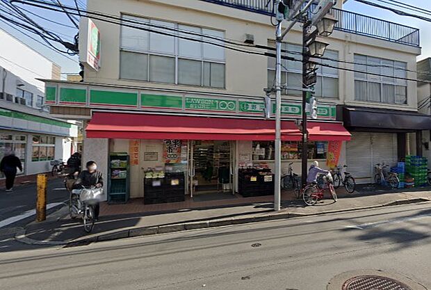 コンビニ 160m ローソンストア100 清瀬松山店