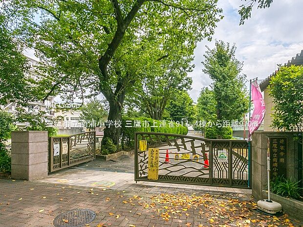 小学校 970m 三鷹市立南浦小学校