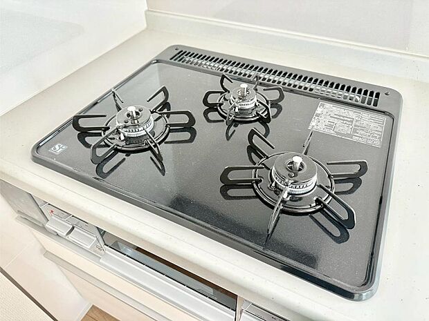 三口ガスコンロでお料理が一気にはかどりそう