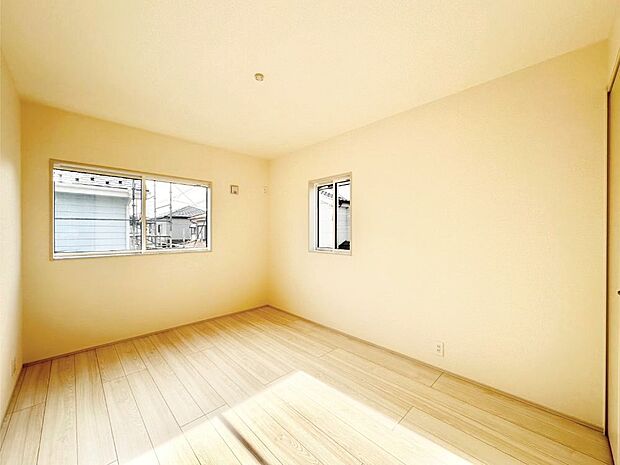 2面採光を確保した明るい空間。家族みんなが快適な暮らしを実現する設計です。　