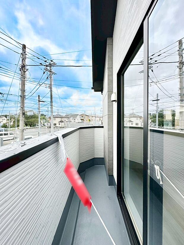 日当たり良好！お天気の良い日は洗濯物が早く乾きそう