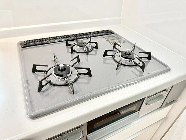 三口ガスコンロでお料理が一気にはかどりそう