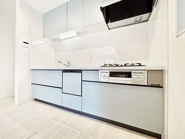 ゆとりあるキッチンではご家族と楽しくお料理ができます。