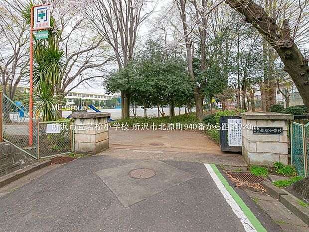 小学校 720m 所沢市立若松小学校