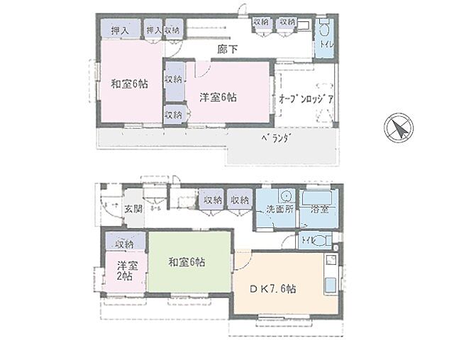 間取り 中野区江古田3丁目