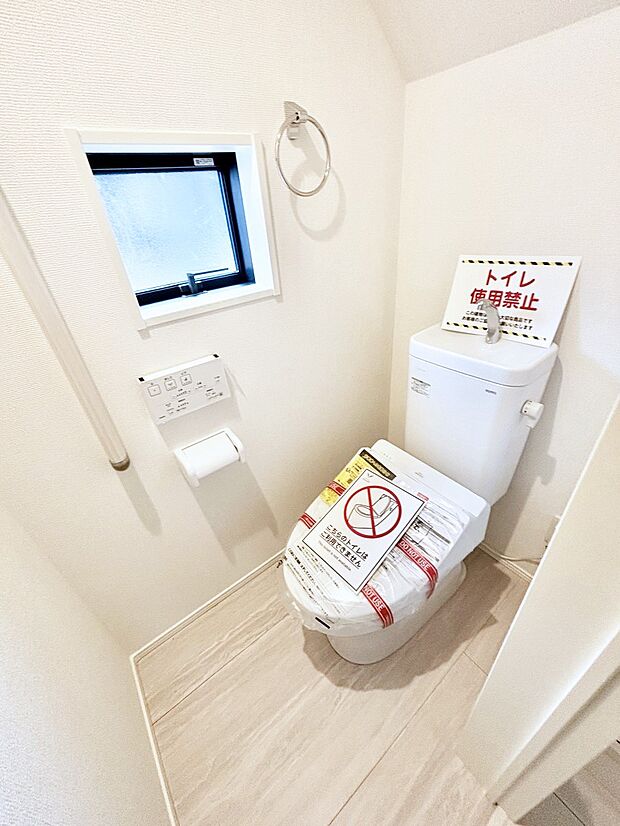 ウォシュレット付きトイレが1階と2階それぞれに配置されていてとても便利です。