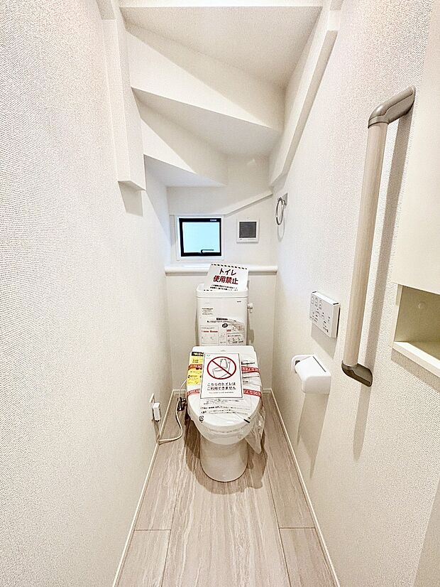 ウォシュレット付きトイレが1階と2階それぞれに配置されていてとても便利です。