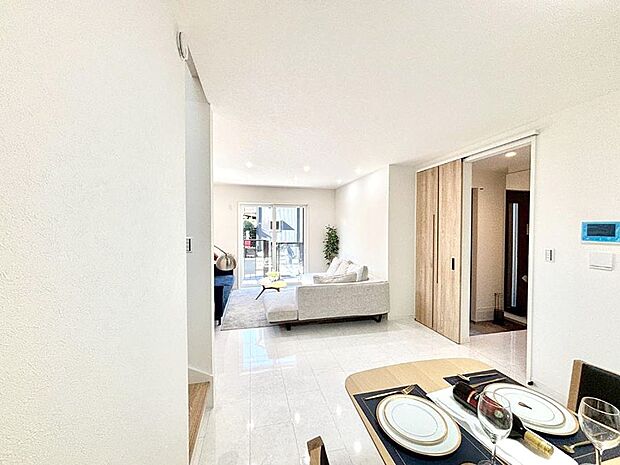 住む方の個性が引き出される、インテリアを考えるのが楽しみなリビングです!