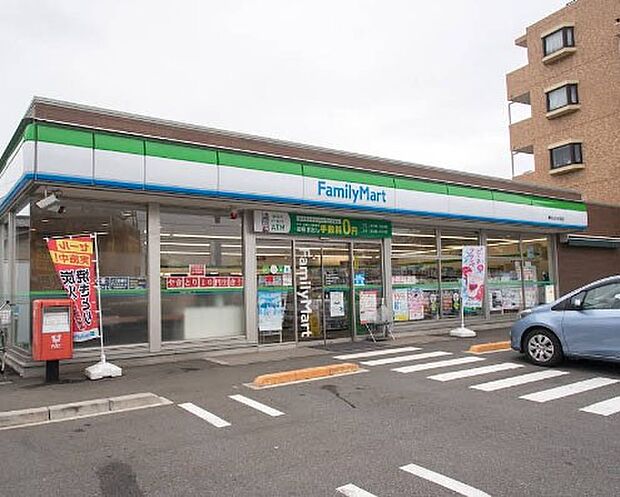 コンビニ 600m ファミリーマート 東村山久米川町店