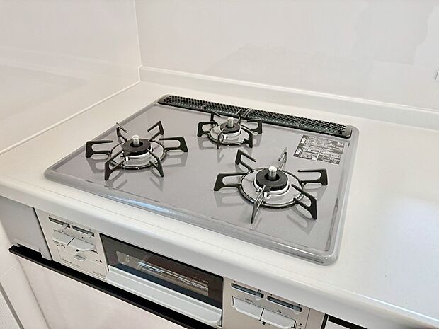 三口ガスコンロでお料理が一気にはかどりそう