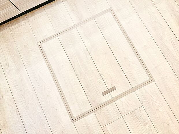 床下収納付き！日用品・非常用品の収納にも大活躍。