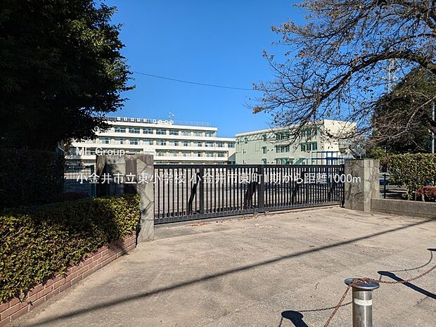 小学校 1000m 小金井市立東小学校
