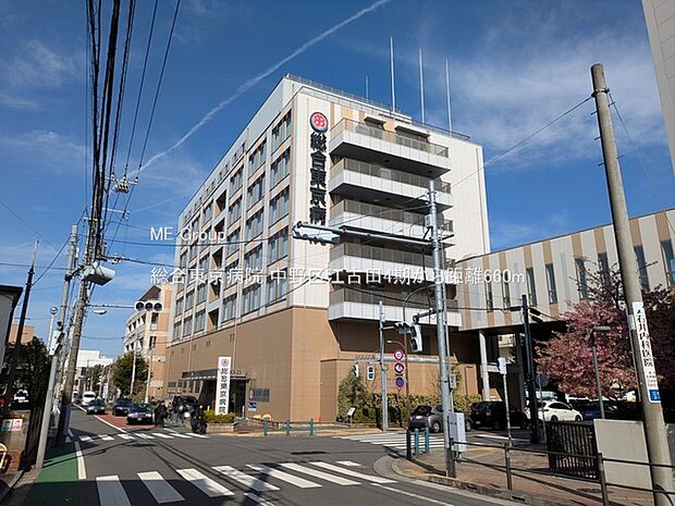 病院 660m 総合東京病院