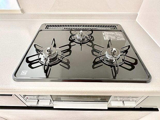 三口ガスコンロでお料理が一気にはかどりそう