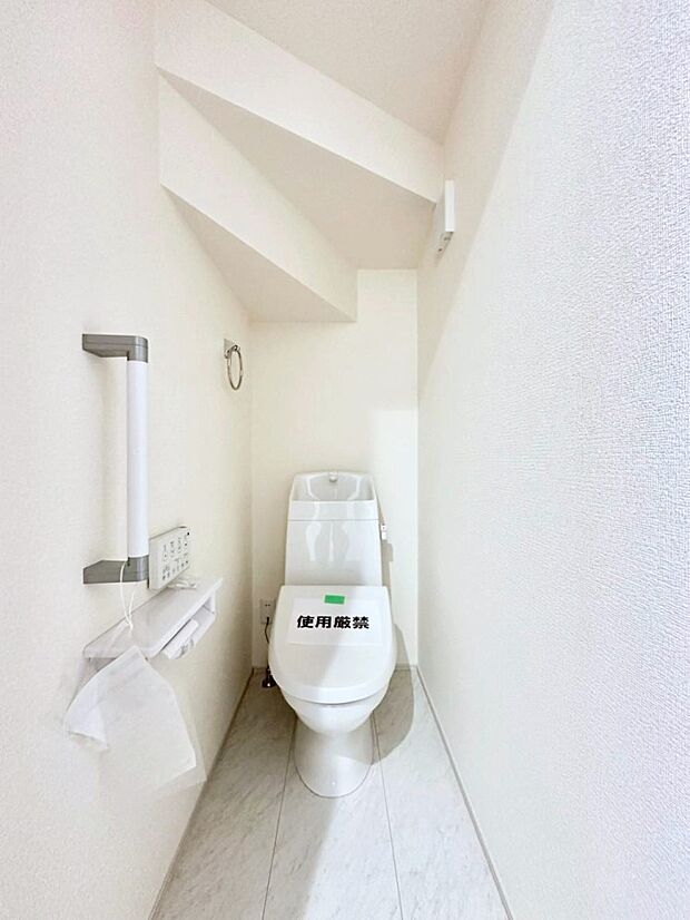 トイレは1階と2階それぞれに配置されていてとても便利です。 