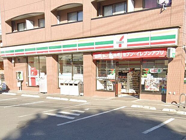 コンビニ 500m セブン-イレブン 小平創価高校前店