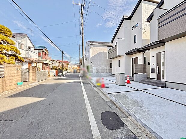 見通しの良さとともに、街並みに開放感を与えてくれます。