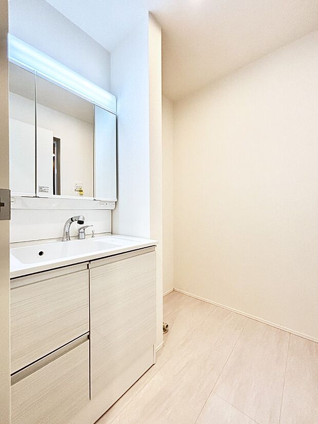 清潔感のあるランドリースペース