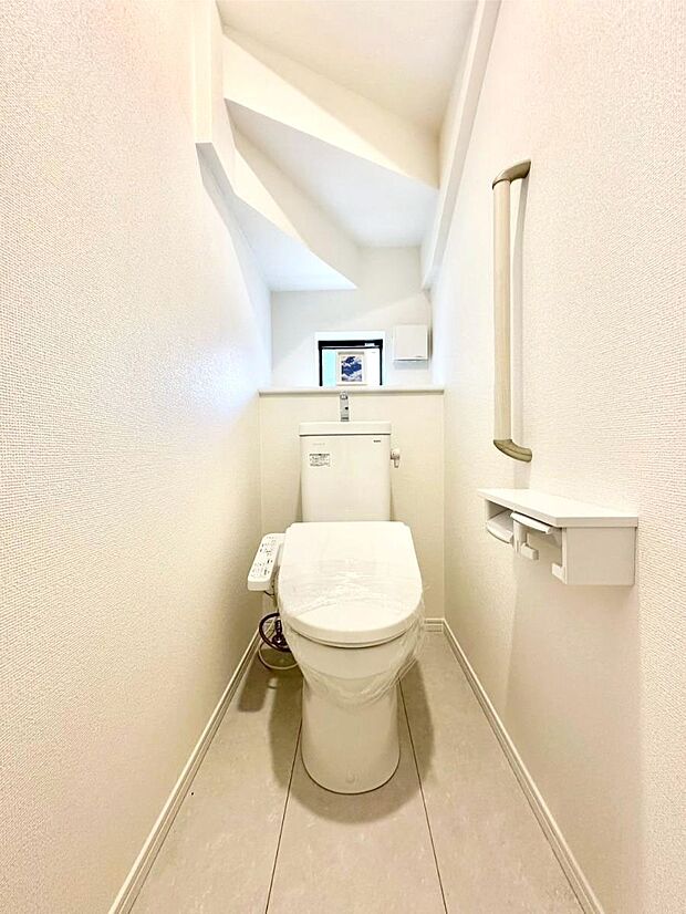 トイレは1階と2階それぞれに配置されていてとても便利です。 