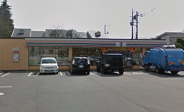 コンビニ 600m セブン-イレブン 小平仲町店