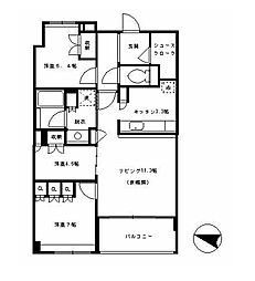 間取図画像 3LDK