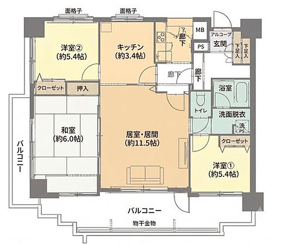 間取り：326000268509
