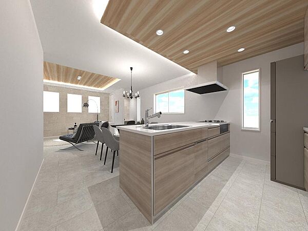 建物プラン完成イメージ（キッチン）
