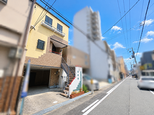 スッキリ広い前面道路