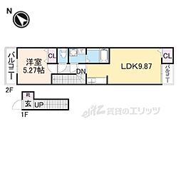 Ｍｒ．7 2階1LDKの間取り