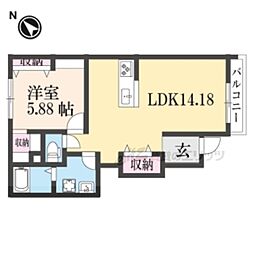間取図画像 1LDK