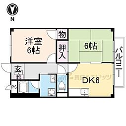 間取図画像 2DK