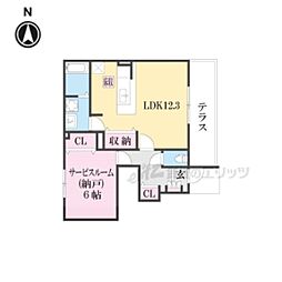 ヒコ・シンクラ 1階1LDKの間取り