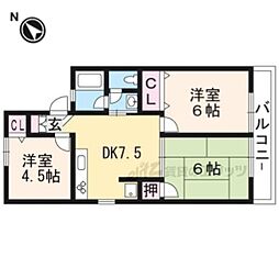 間取図画像 3DK