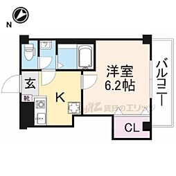Ｎａｓｕ11 1階1Kの間取り