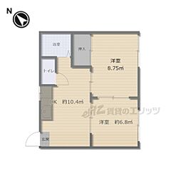 間取図画像 2DK