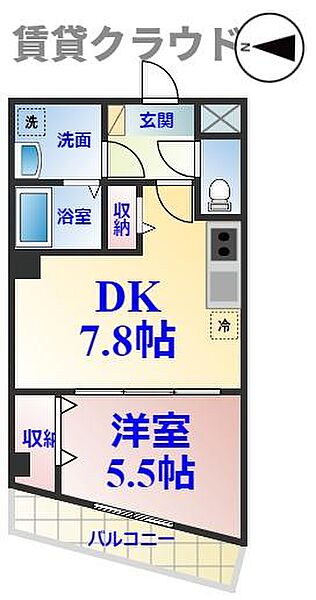 ゴールドスター ｜千葉県千葉市中央区神明町(賃貸マンション1DK・2階・30.80㎡)の写真 その2