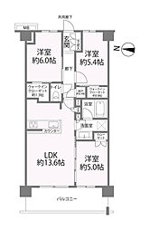 間取図画像 3LDK