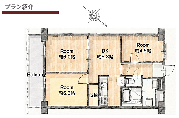 間取りを拡大表示