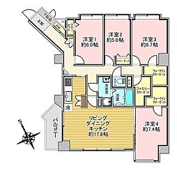 間取図画像 4LDK