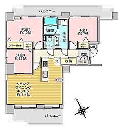 間取図画像 3LDK