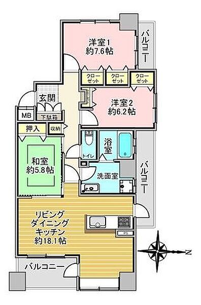 間取り：301000101523