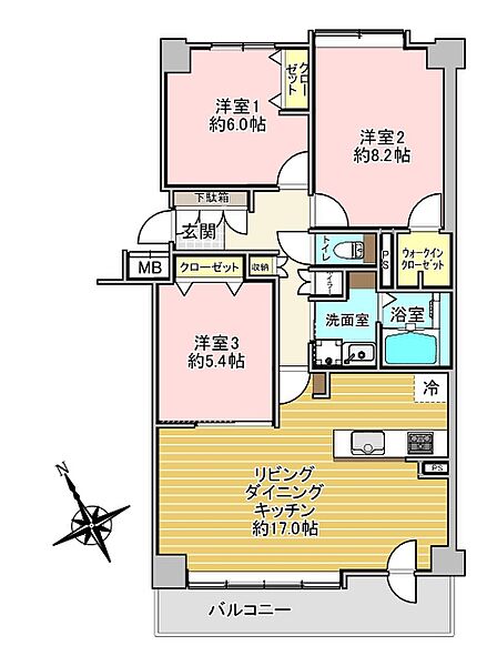間取りを拡大表示