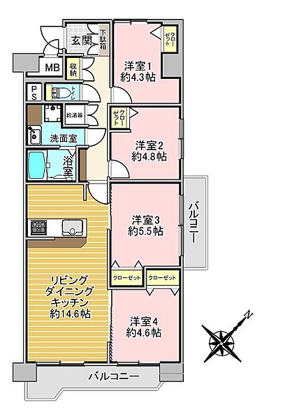 間取り：301000113387