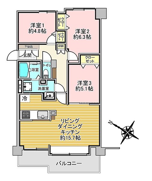 間取りを拡大表示