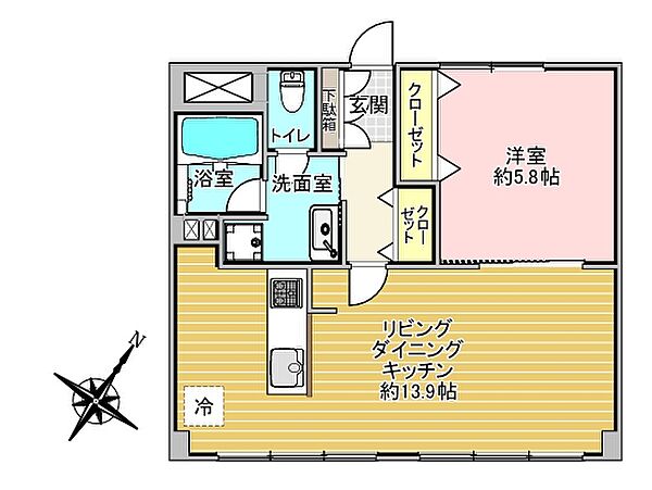 間取りを拡大表示