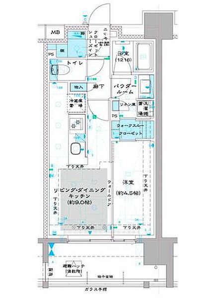 オーパスレジデンス中板橋 706｜東京都板橋区中板橋(賃貸マンション1LDK・7階・35.37㎡)の写真 その2