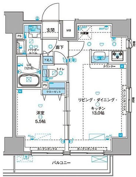 同じ建物の物件間取り写真 - ID:213102760475